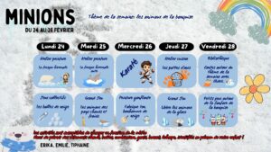 Minions Semaine 1