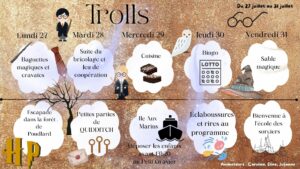 27 Au 31 Juillet Trolls